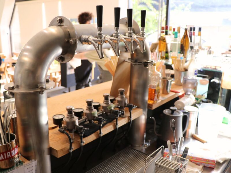 ビールサーバー　トマルカフェSANKAKU　広島工務店