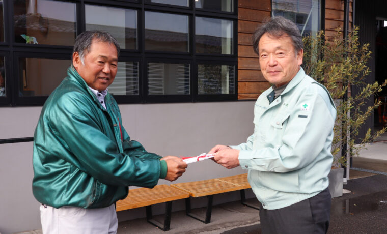 美旗グリーンベアーズ　寄付　広島工務店