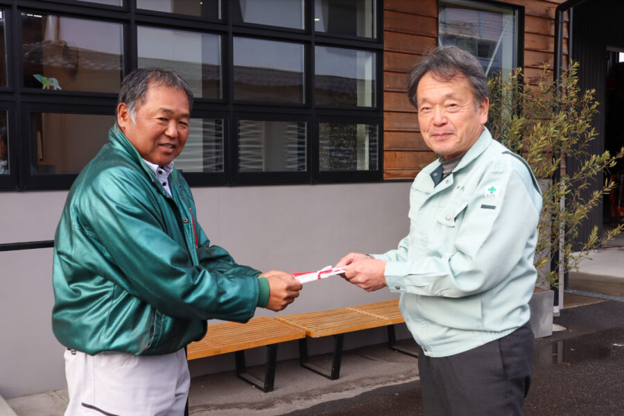 美旗グリーンベアーズ　寄付　広島工務店