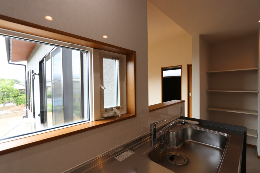 キッチン 広島工務店 名張市 新築 平屋